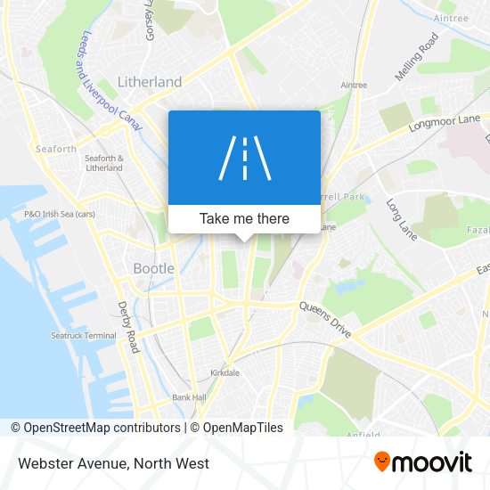 Webster Avenue map
