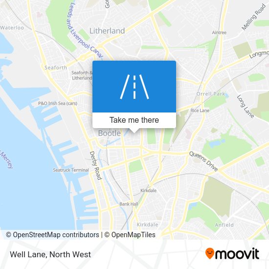 Well Lane map