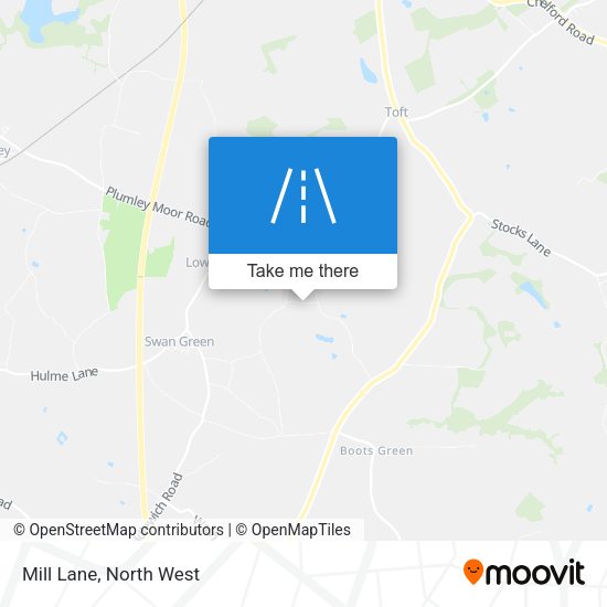 Mill Lane map