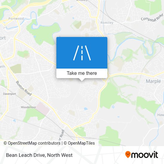 Bean Leach Drive map