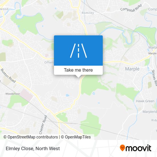 Elmley Close map