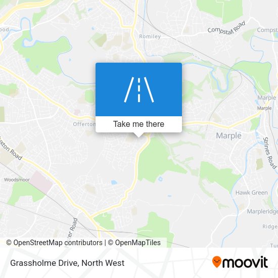 Grassholme Drive map