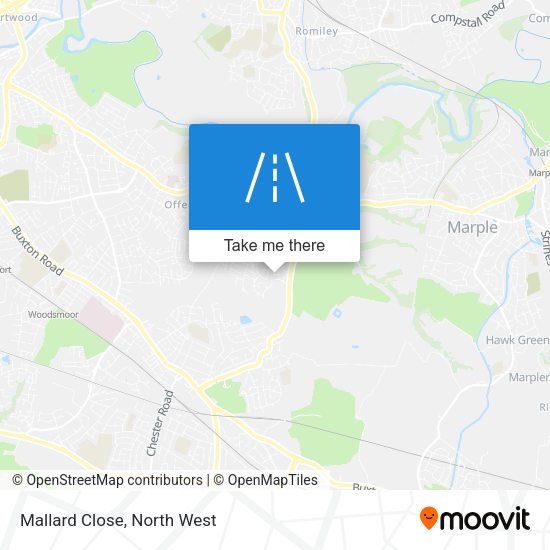 Mallard Close map