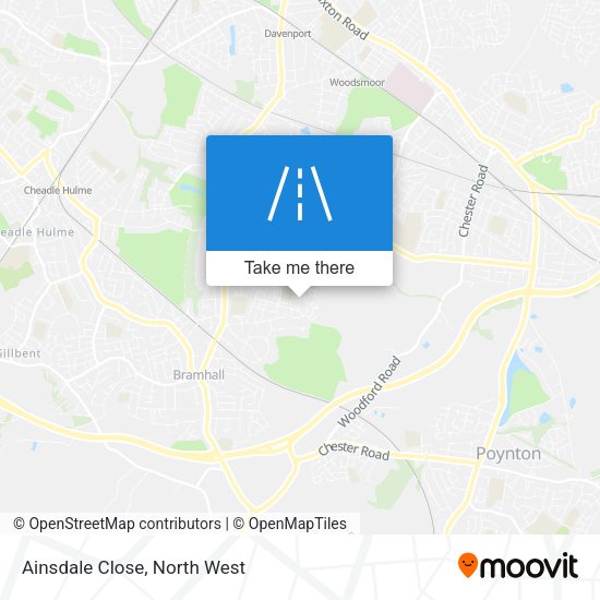 Ainsdale Close map