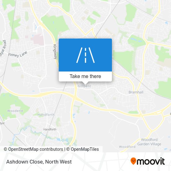 Ashdown Close map