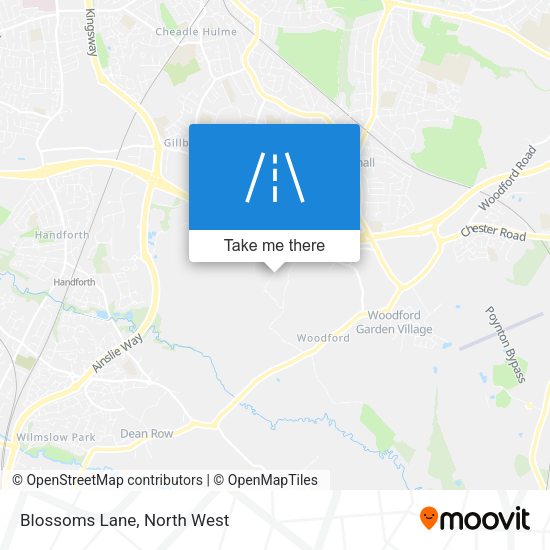 Blossoms Lane map