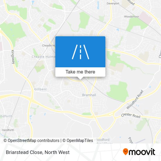 Briarstead Close map
