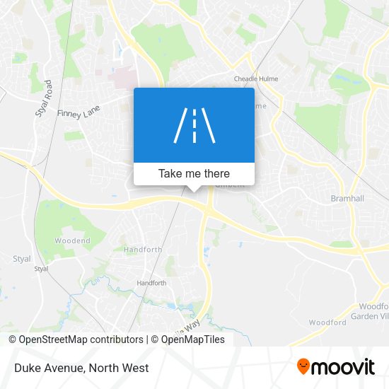 Duke Avenue map