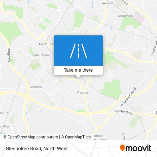 Glenholme Road map