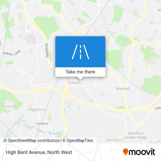 High Bent Avenue map