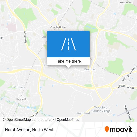 Hurst Avenue map
