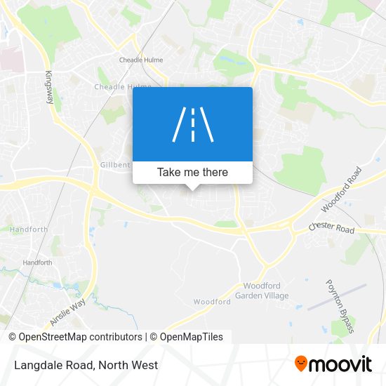 Langdale Road map