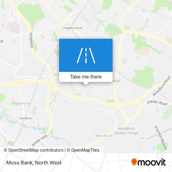 Moss Bank map