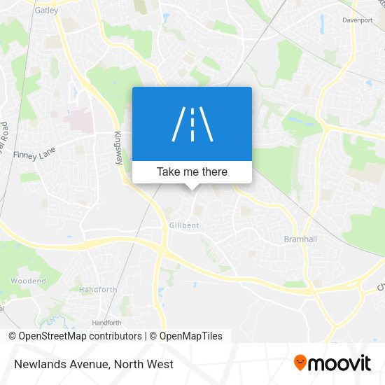 Newlands Avenue map