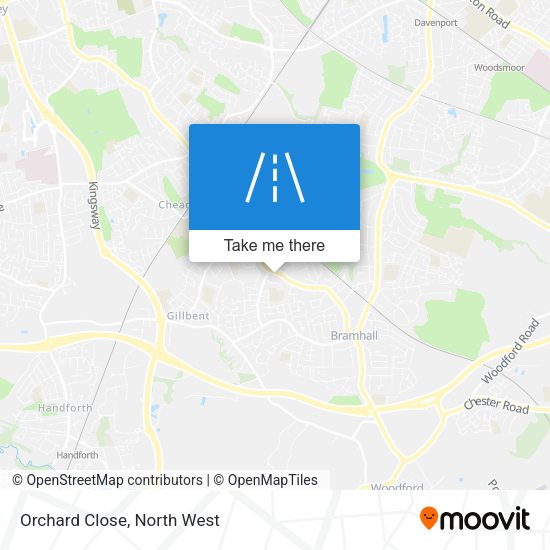 Orchard Close map