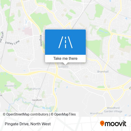 Pingate Drive map
