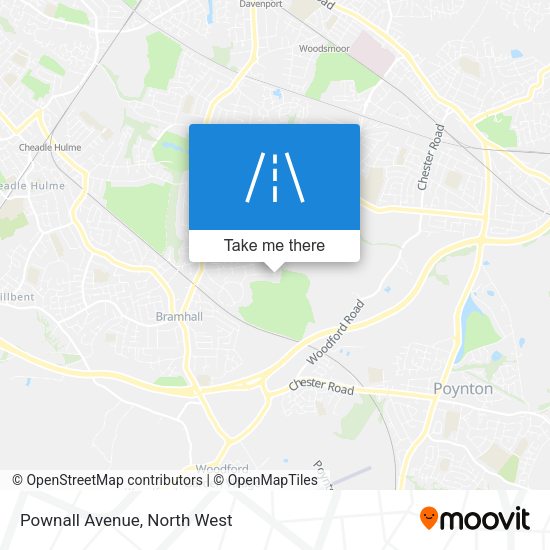 Pownall Avenue map