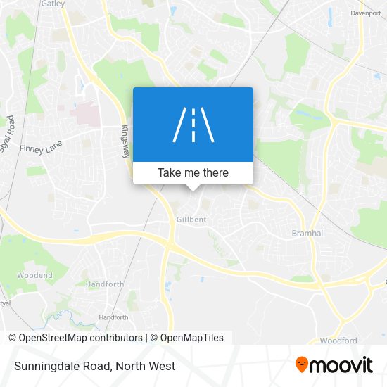 Sunningdale Road map