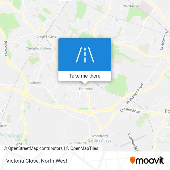 Victoria Close map