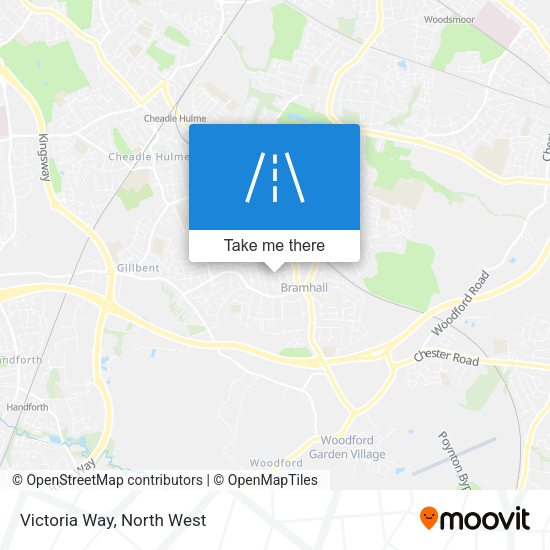 Victoria Way map