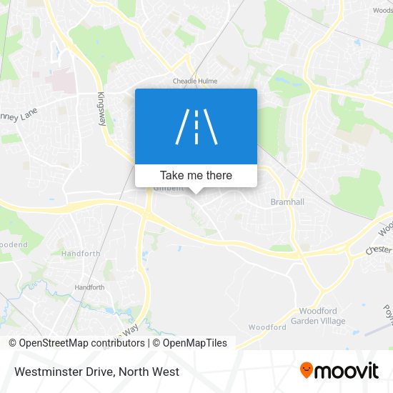 Westminster Drive map