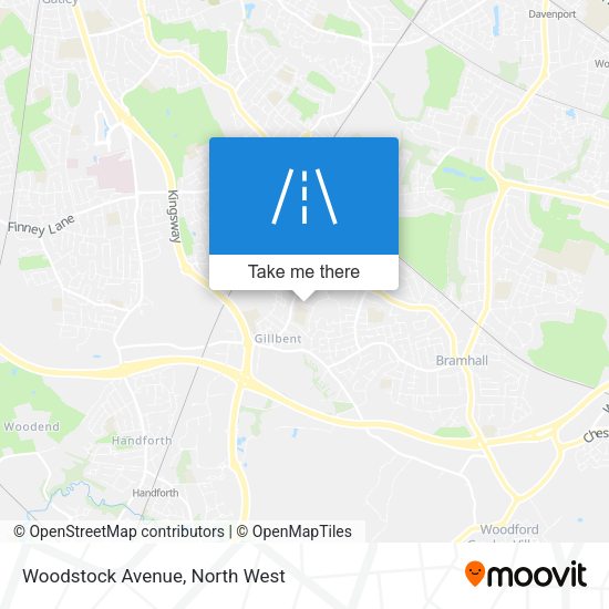 Woodstock Avenue map