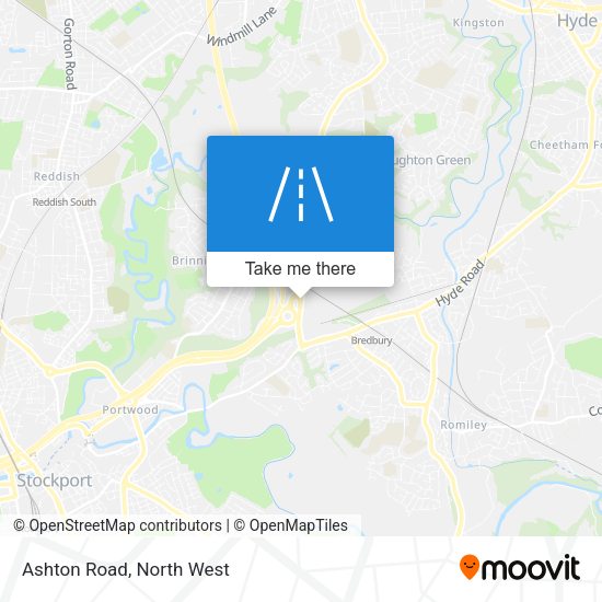 Ashton Road map
