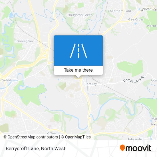 Berrycroft Lane map