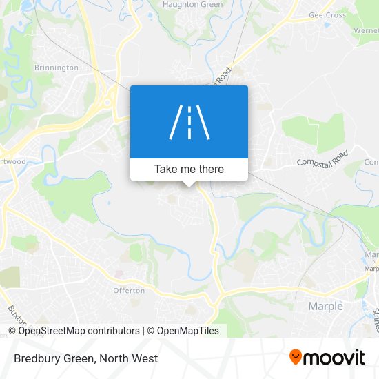 Bredbury Green map