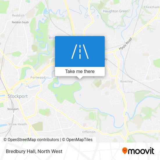 Bredbury Hall map
