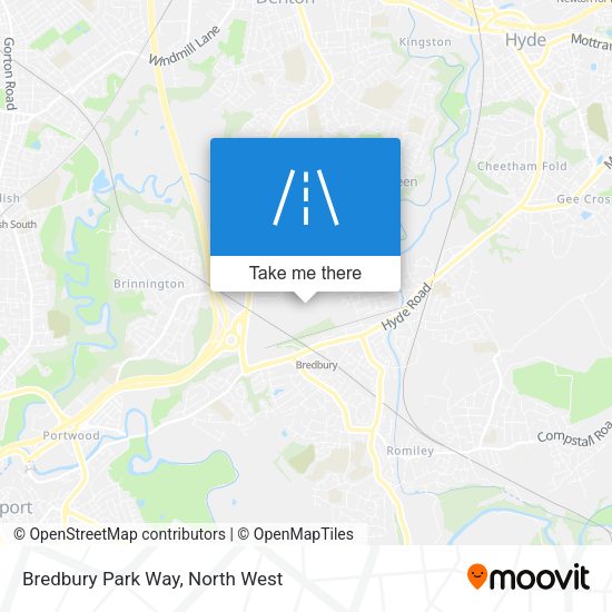 Bredbury Park Way map