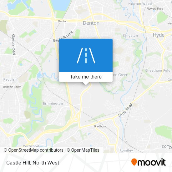 Castle Hill map