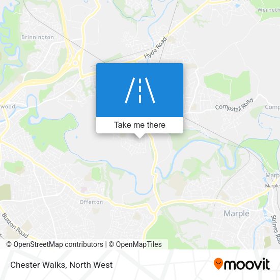 Chester Walks map