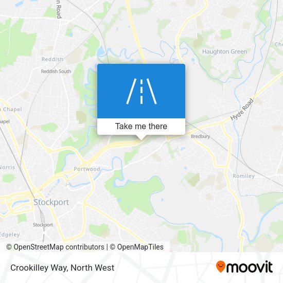 Crookilley Way map