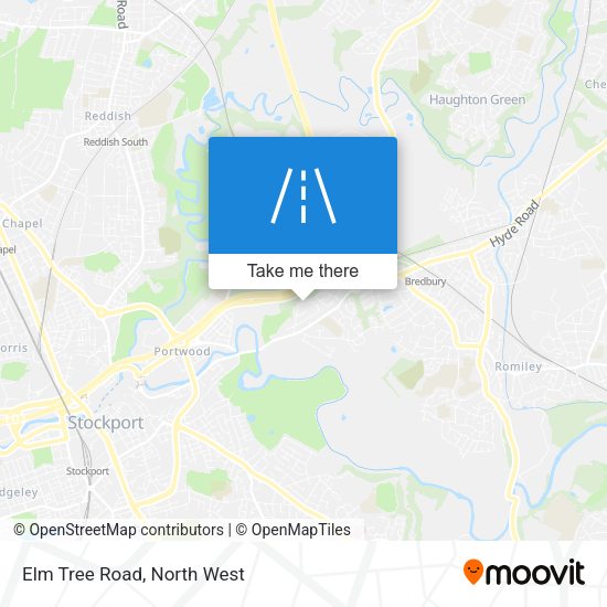 Elm Tree Road map