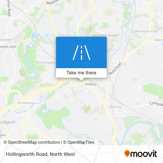 Hollingworth Road map