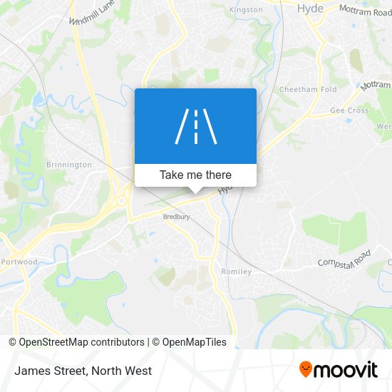 James Street map