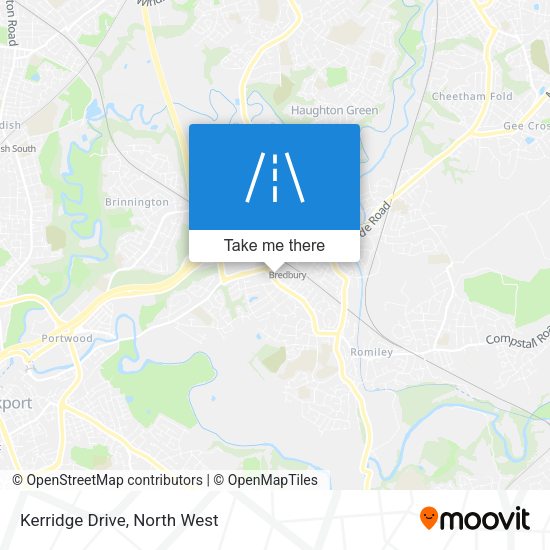 Kerridge Drive map