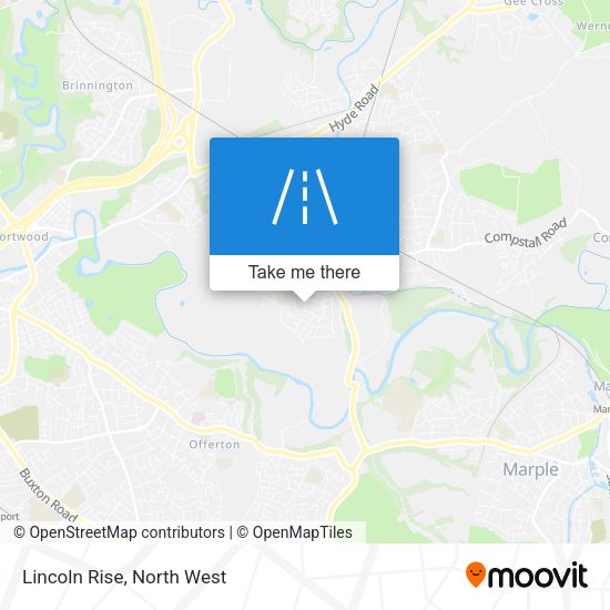 Lincoln Rise map