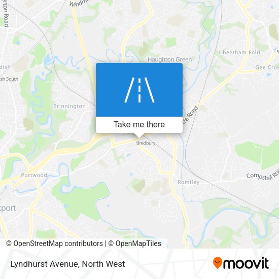 Lyndhurst Avenue map