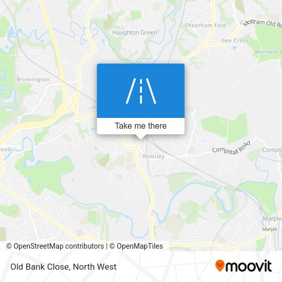 Old Bank Close map