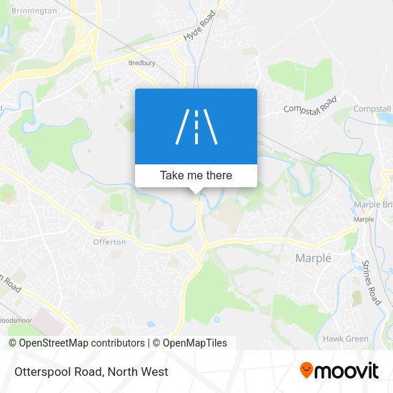 Otterspool Road map