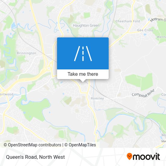 Queen's Road map