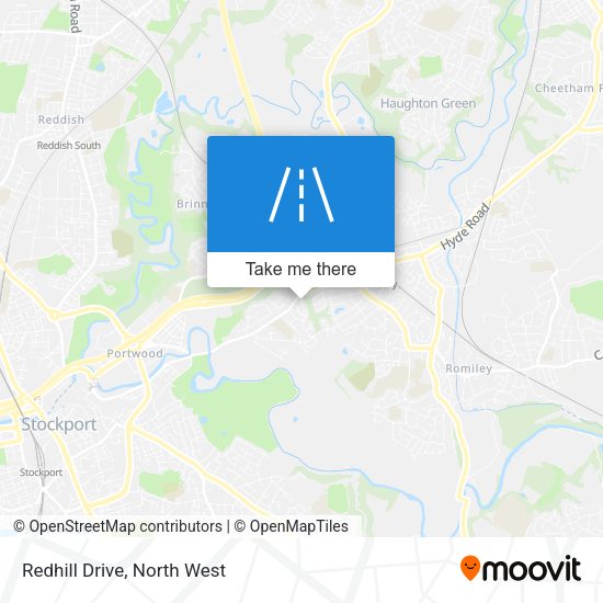 Redhill Drive map