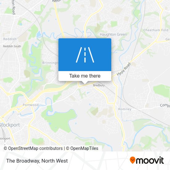 The Broadway map