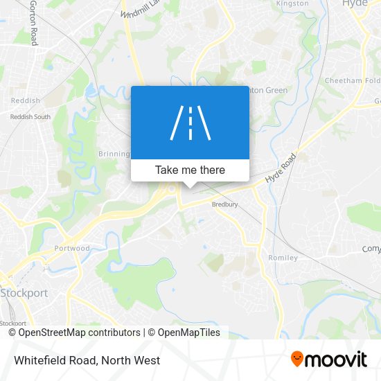 Whitefield Road map