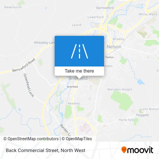 Back Commercial Street map