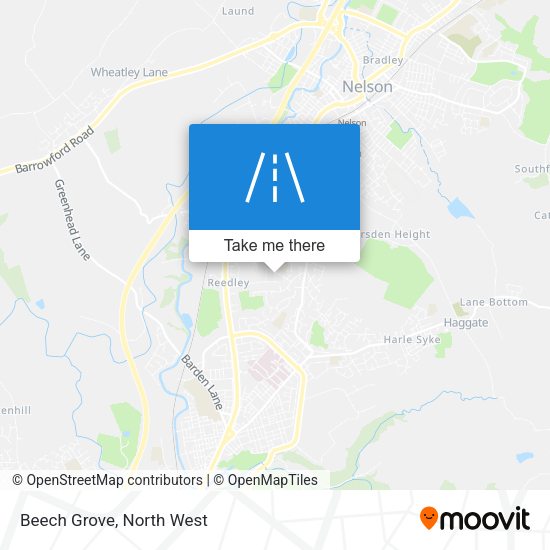 Beech Grove map