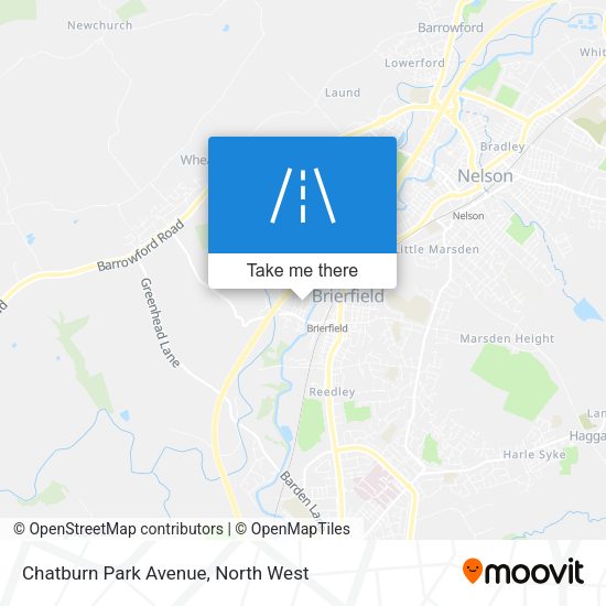 Chatburn Park Avenue map