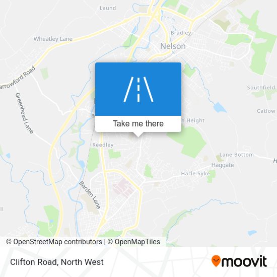 Clifton Road map